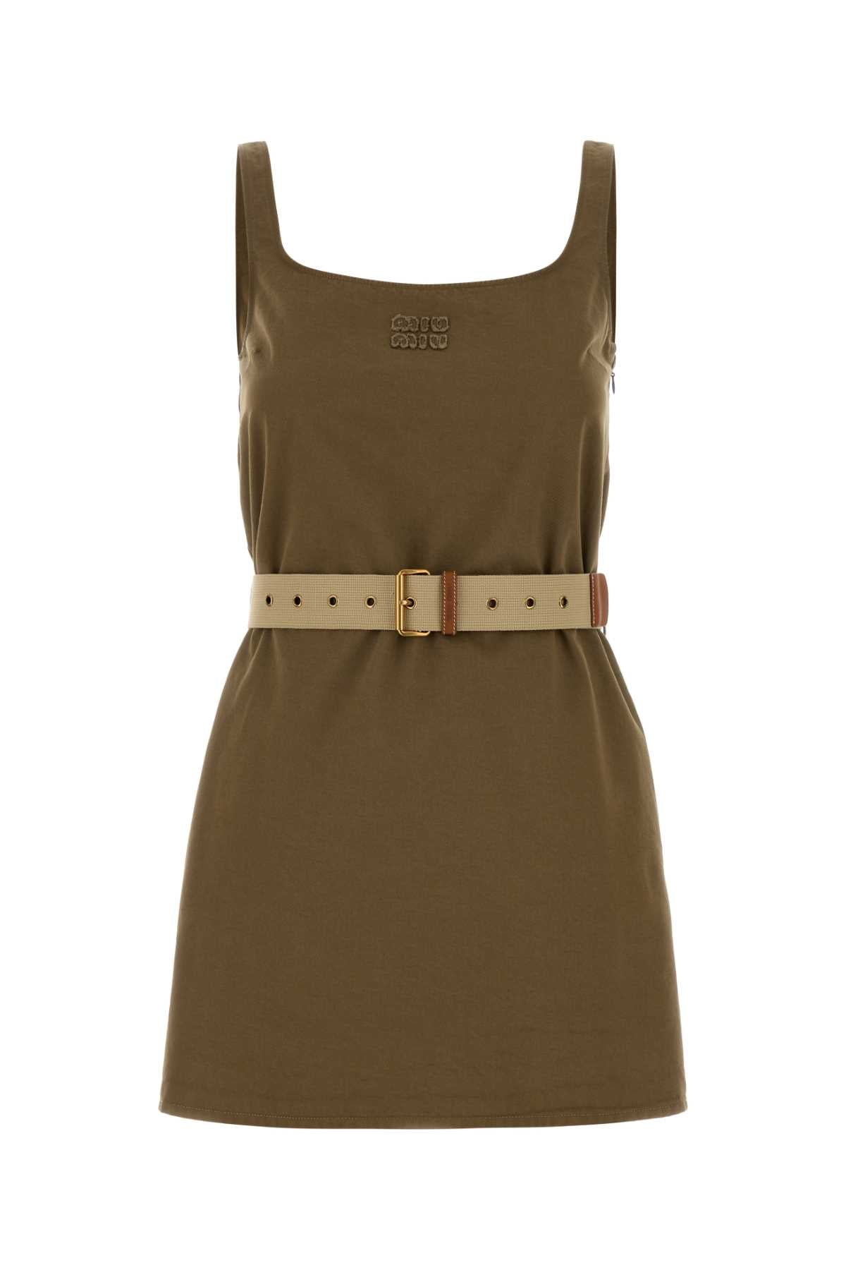 Kaki Exterior: Cotton Abiti