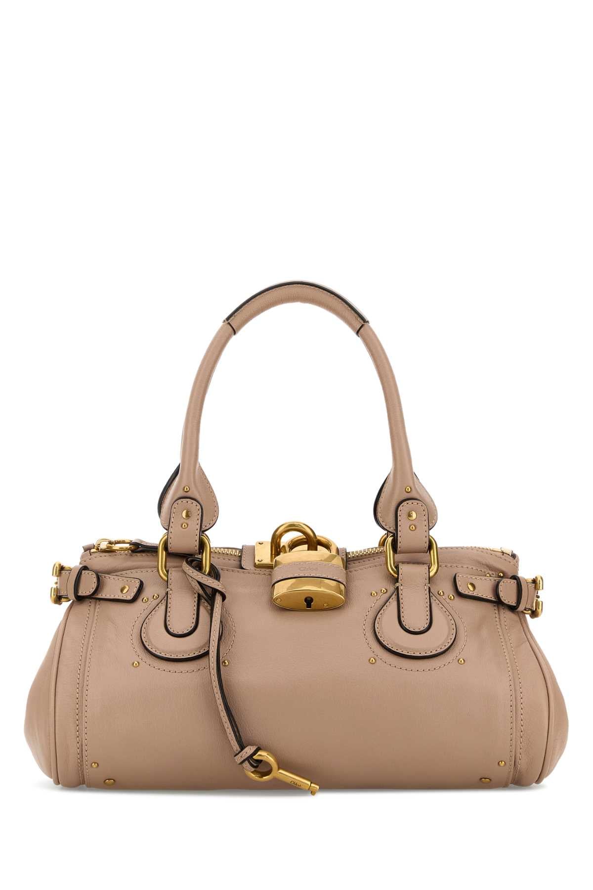 Pink Leather Paddington Shoulder Bag Earthypink Borse A Mano