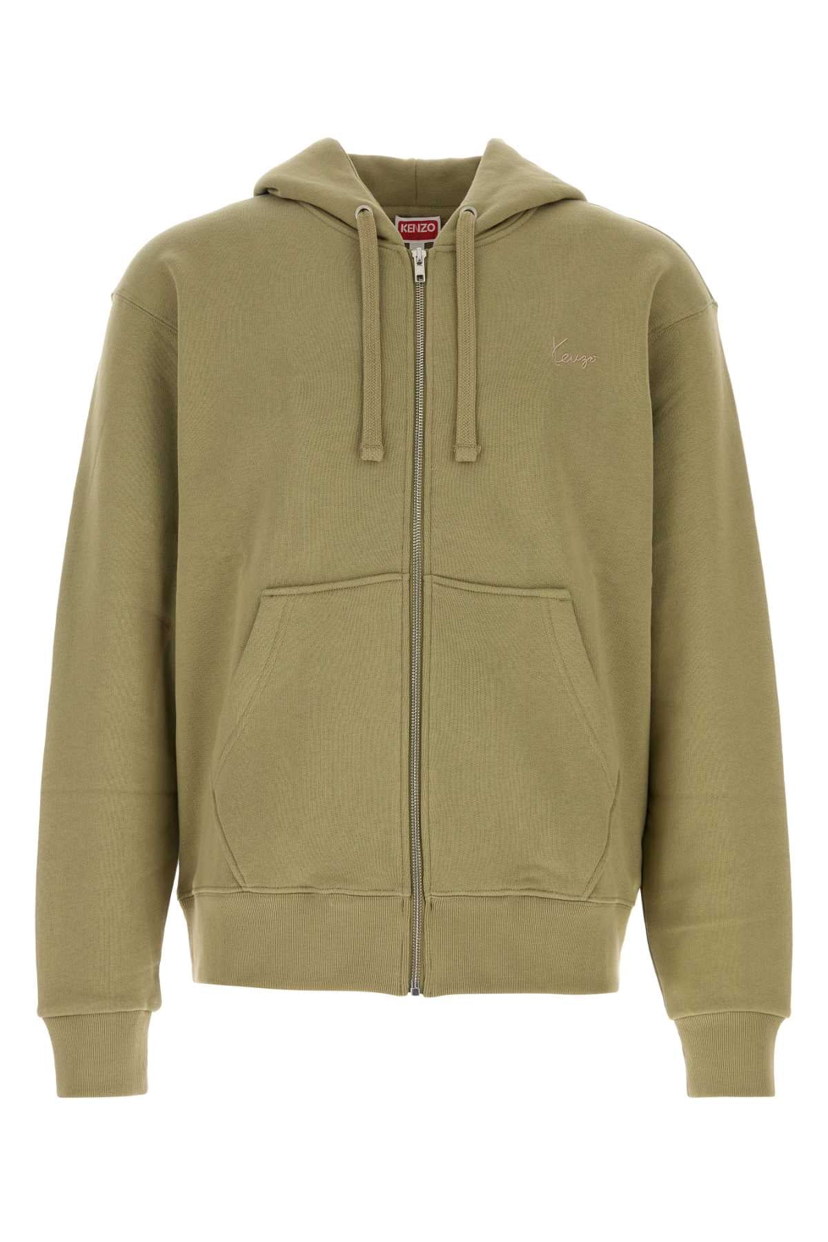 Khaki Exterior: Cotton Felpe