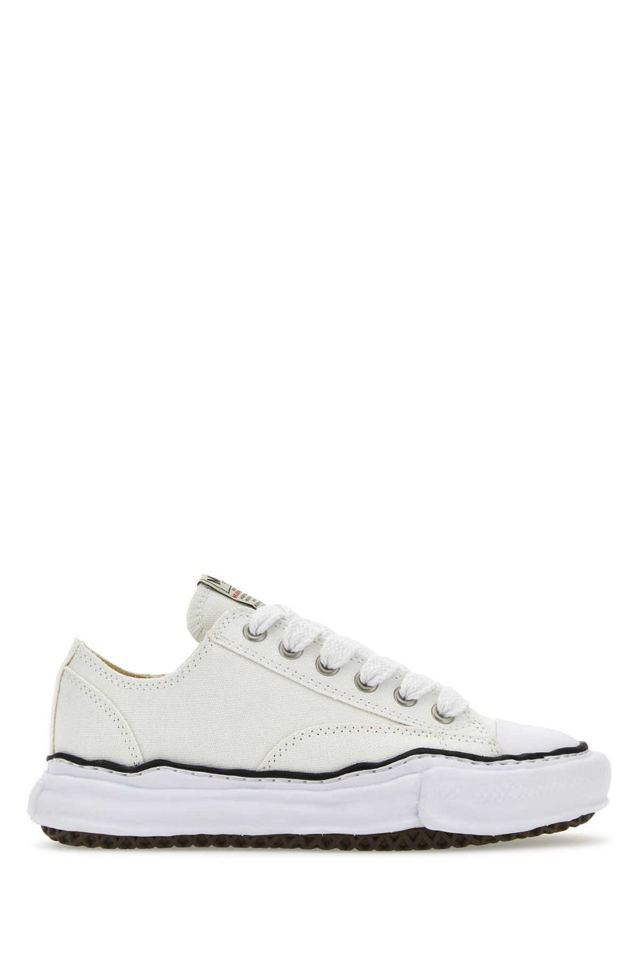 Ivory Canvas Sneakers White