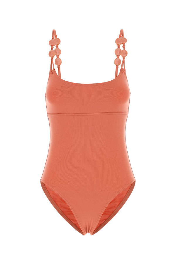 Eres Exterior: 84% Nylon 16% Elastane; Lining: 68% Nylon 32% Elastane swimsuit in orange