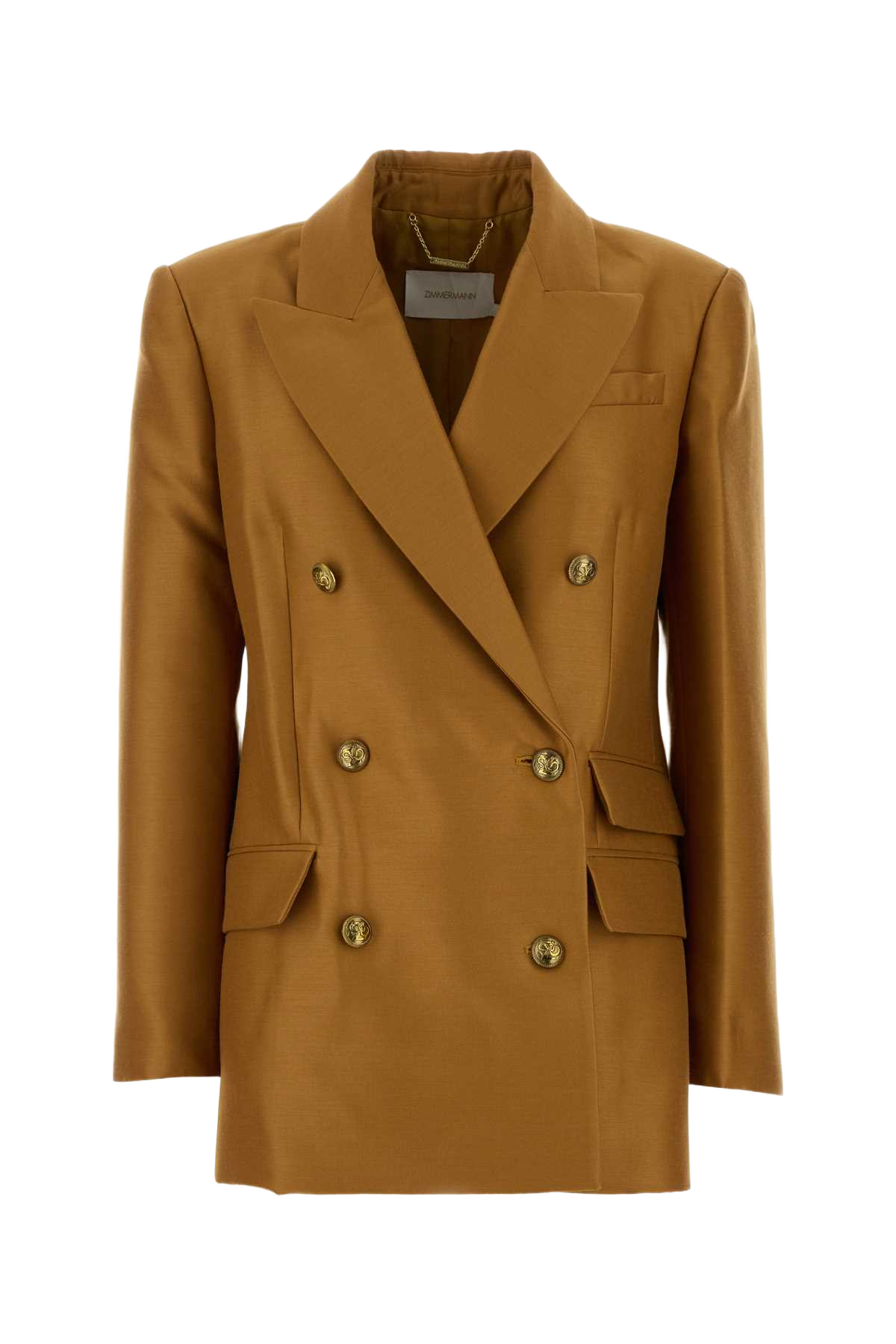 Caramel Wool Blend Hypnotic Blazer Toffee Giacche E Gilet
