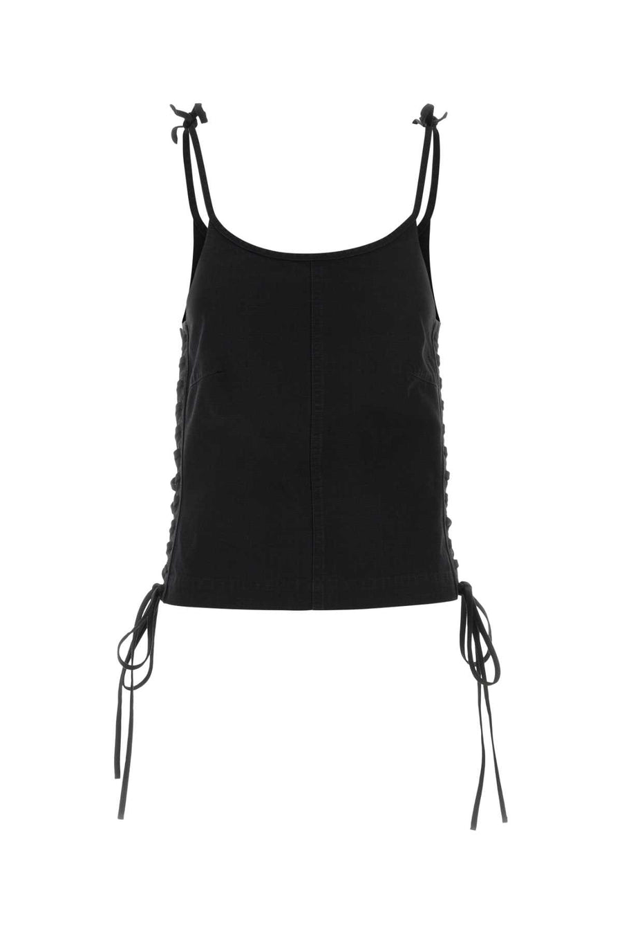 Balenciaga 100% Cotton tank top in black