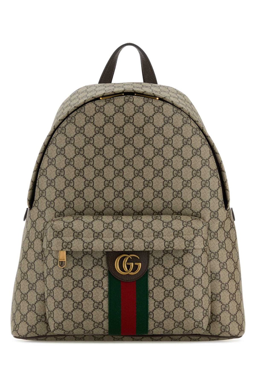 Gucci 82% Polyurethane backpack in beige