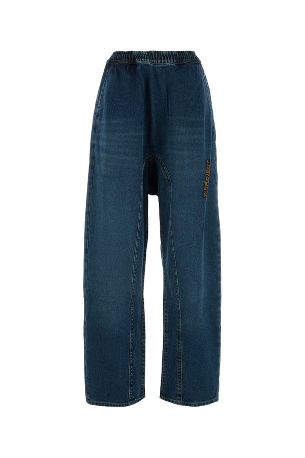 Y Project Pinched 100% Organic cotton jeans in blue