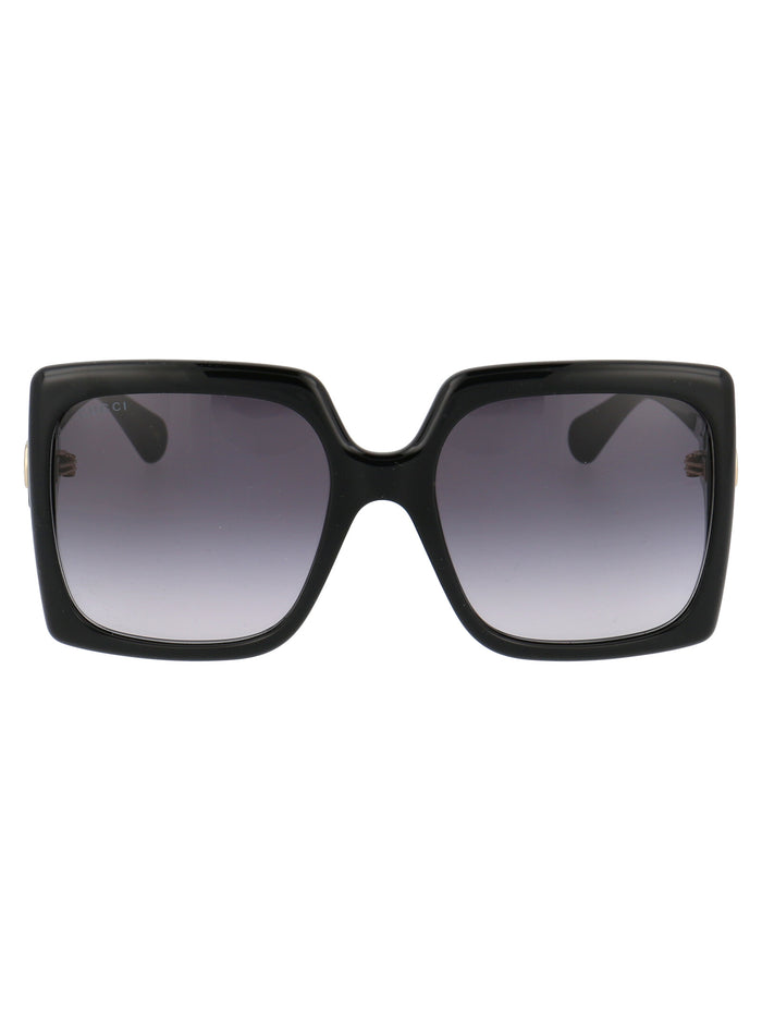 001 Black Grey Acetate Sunglasses