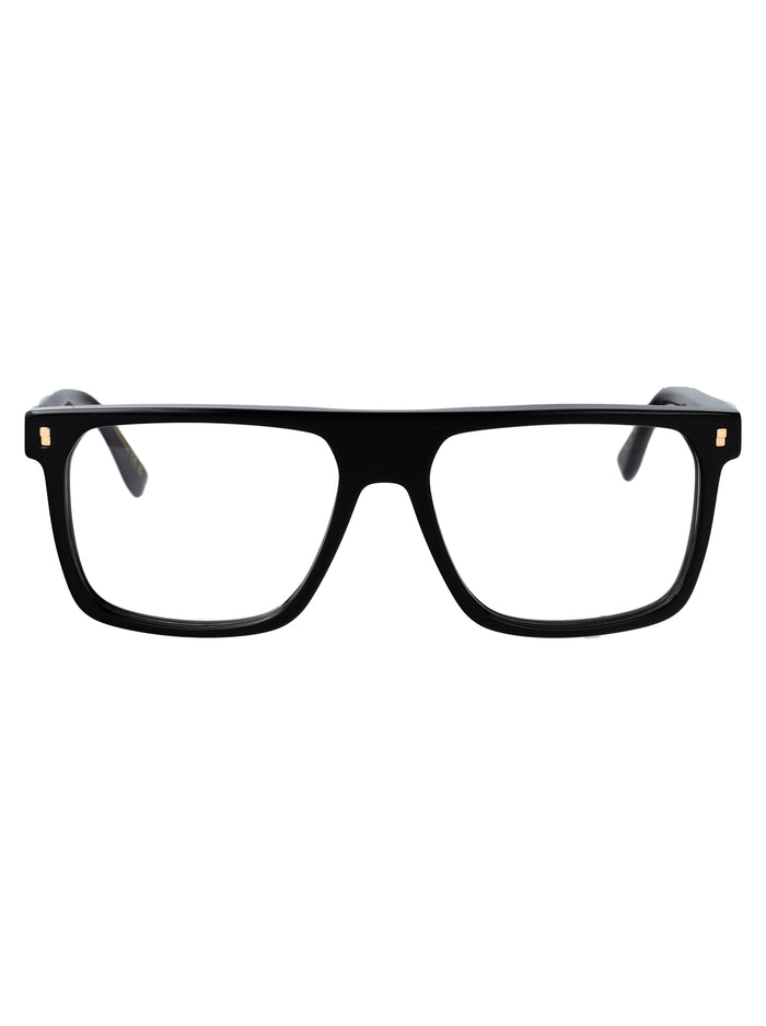 D2 0182 2m2 Black Gold Acetate Optical