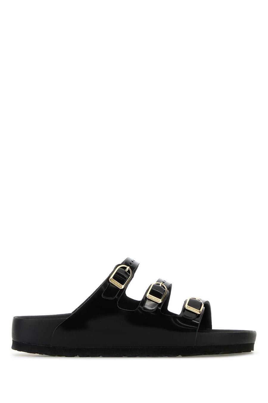 Birkenstock Dbuckle Exterior: 100% Leather slipper in black