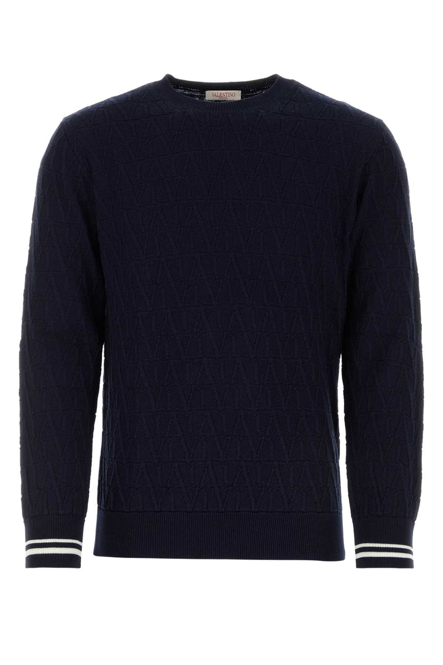 Valentino Garavani 100% Cotton sweater in navy