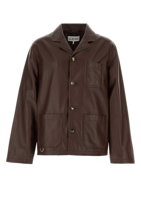 Loewe Jacket Exterior: 100% Lamb; Lining: 100% Viscose jacket in brown