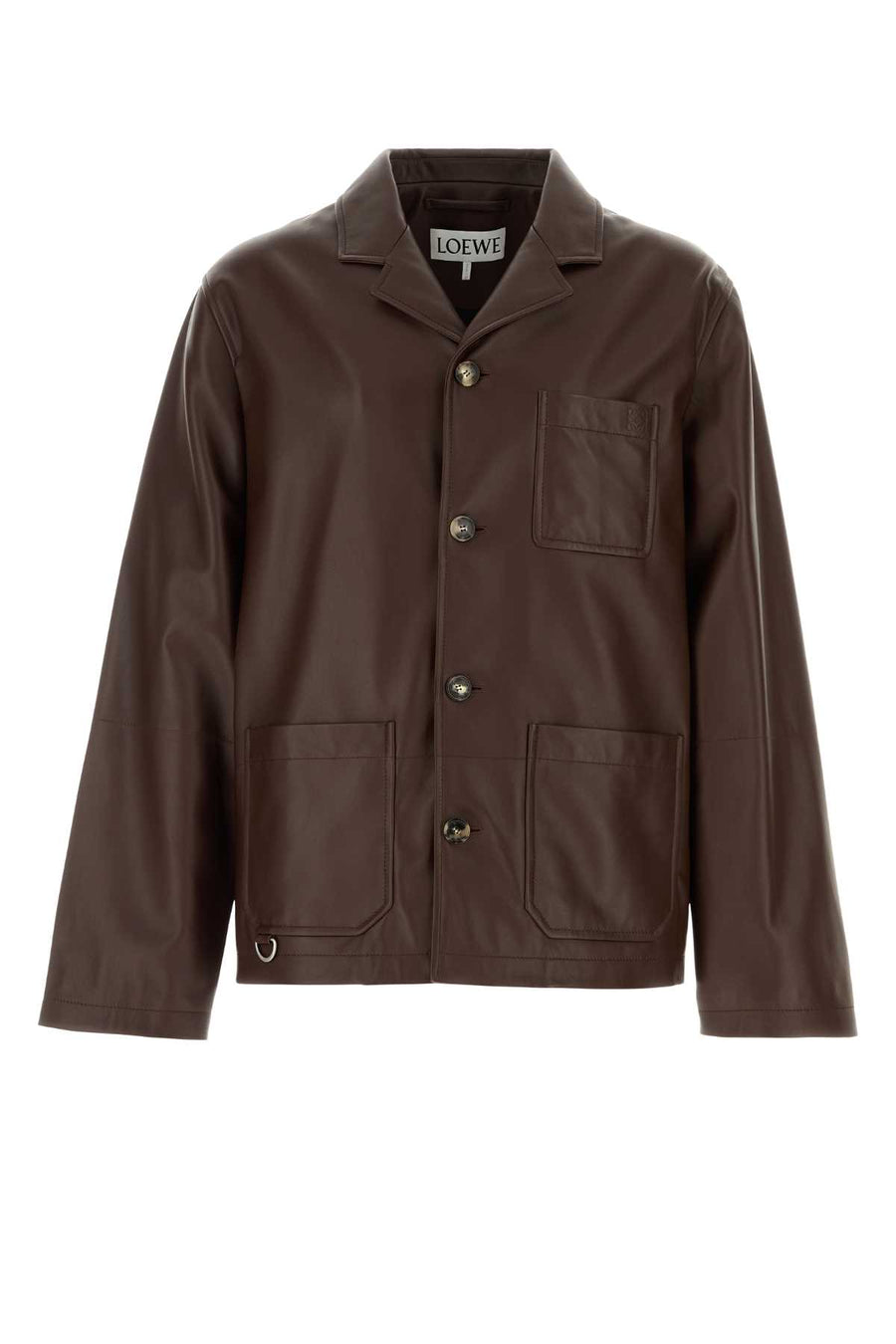 Loewe Jacket Exterior: 100% Lamb; Lining: 100% Viscose jacket in brown