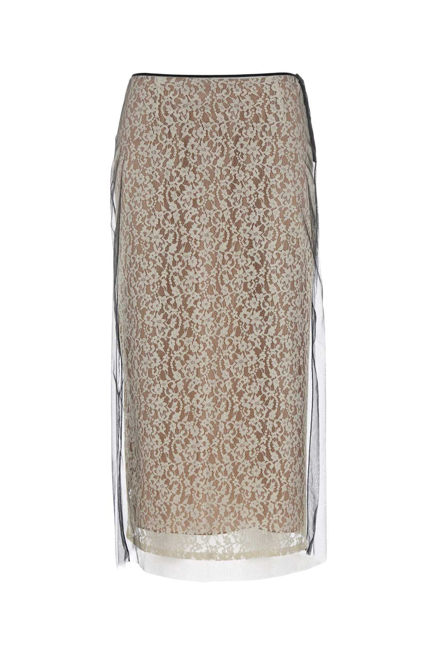 Fendi Exterior: 100% Nylon skirt in white