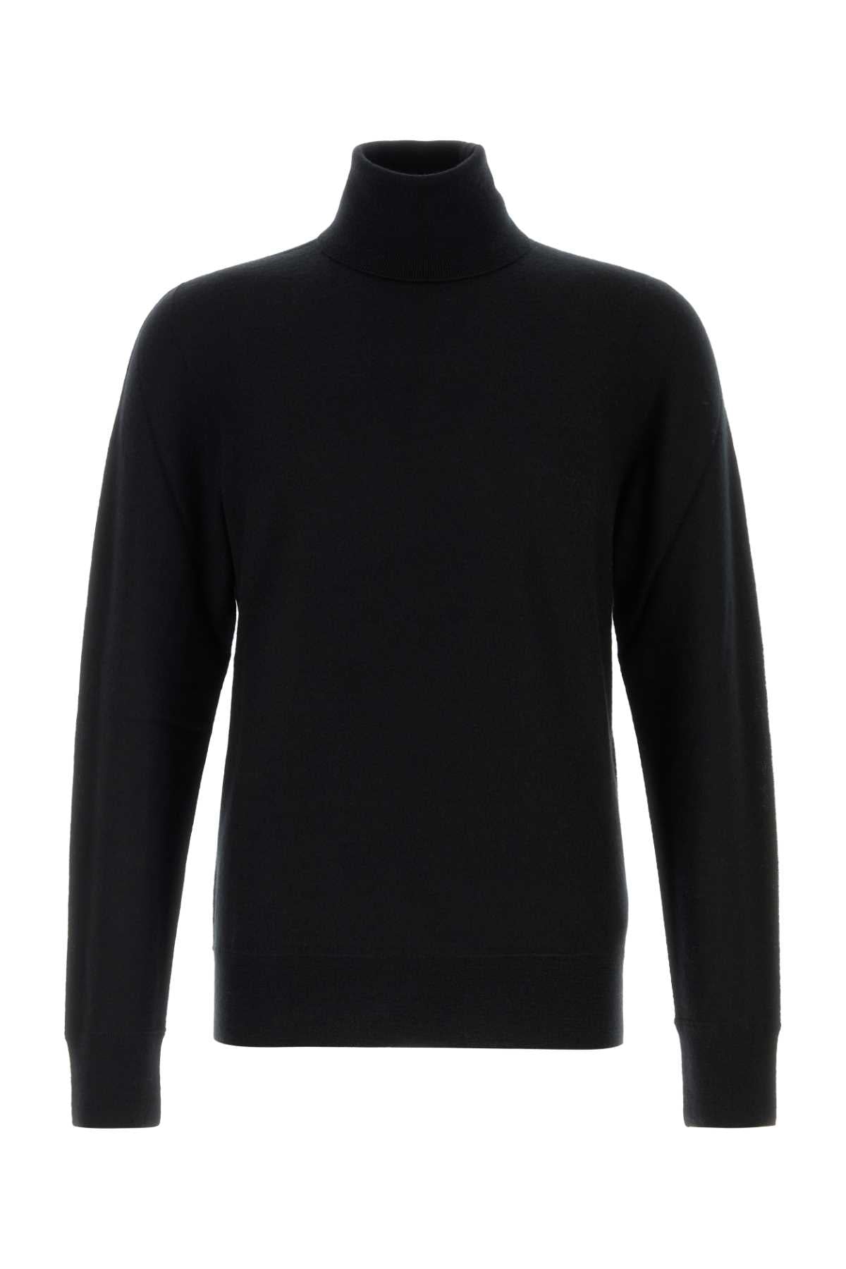 Black Cashmere Bjorn Sweater Exterior: Maglieria