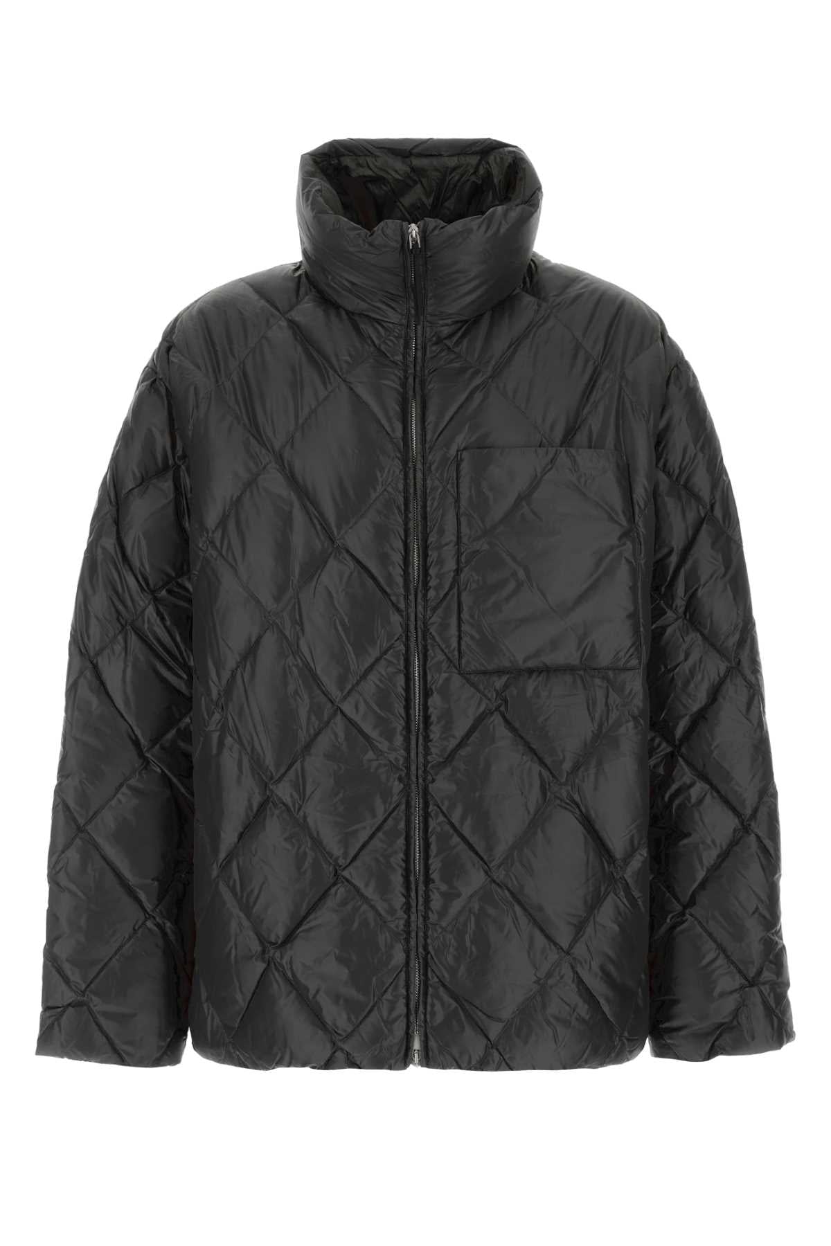 Black Nylon Down Jacket Piumini