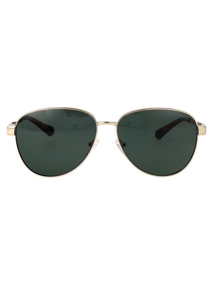 0mk1160 10143h Pale Gold Metal Sunglasses