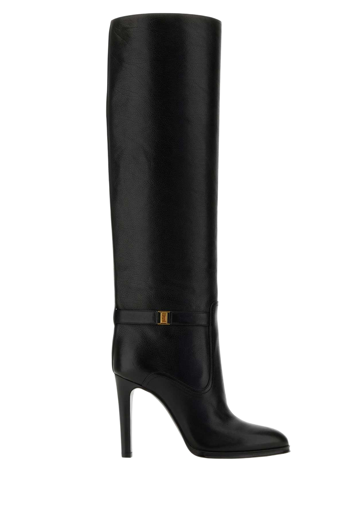 Black Leather Diane Boots Nero Stivali
