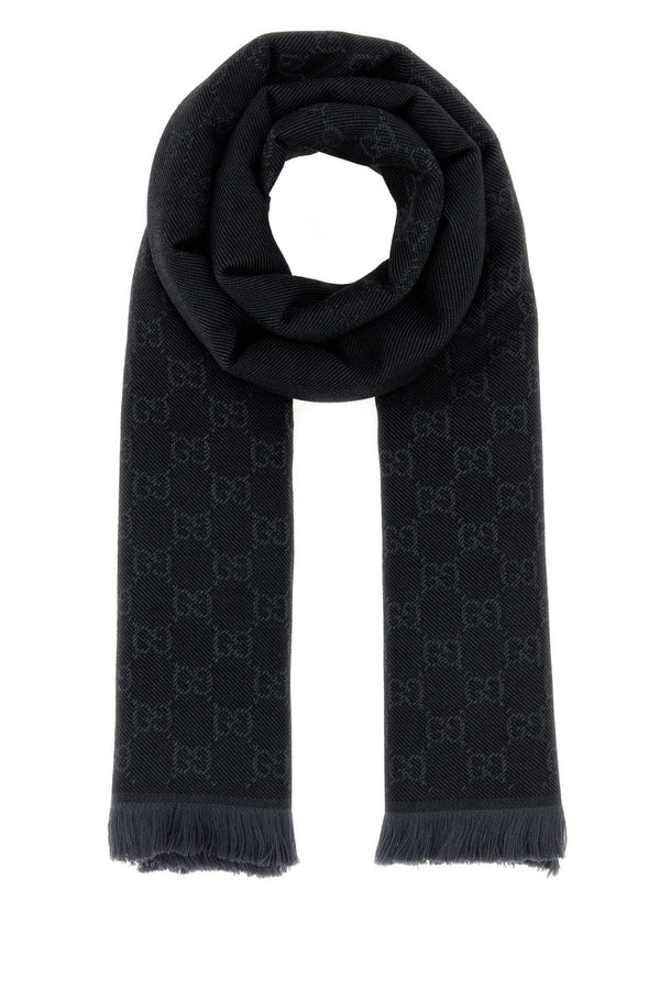 Gucci Wool scarf in black