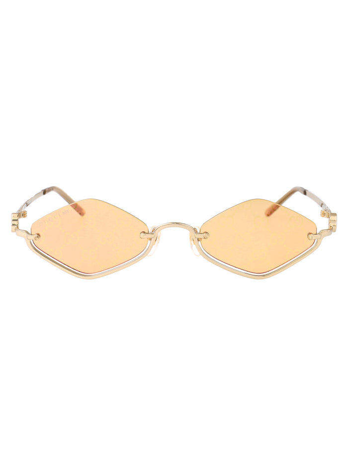 Gg1604s 004 Gold Yellow Metal Sunglasses