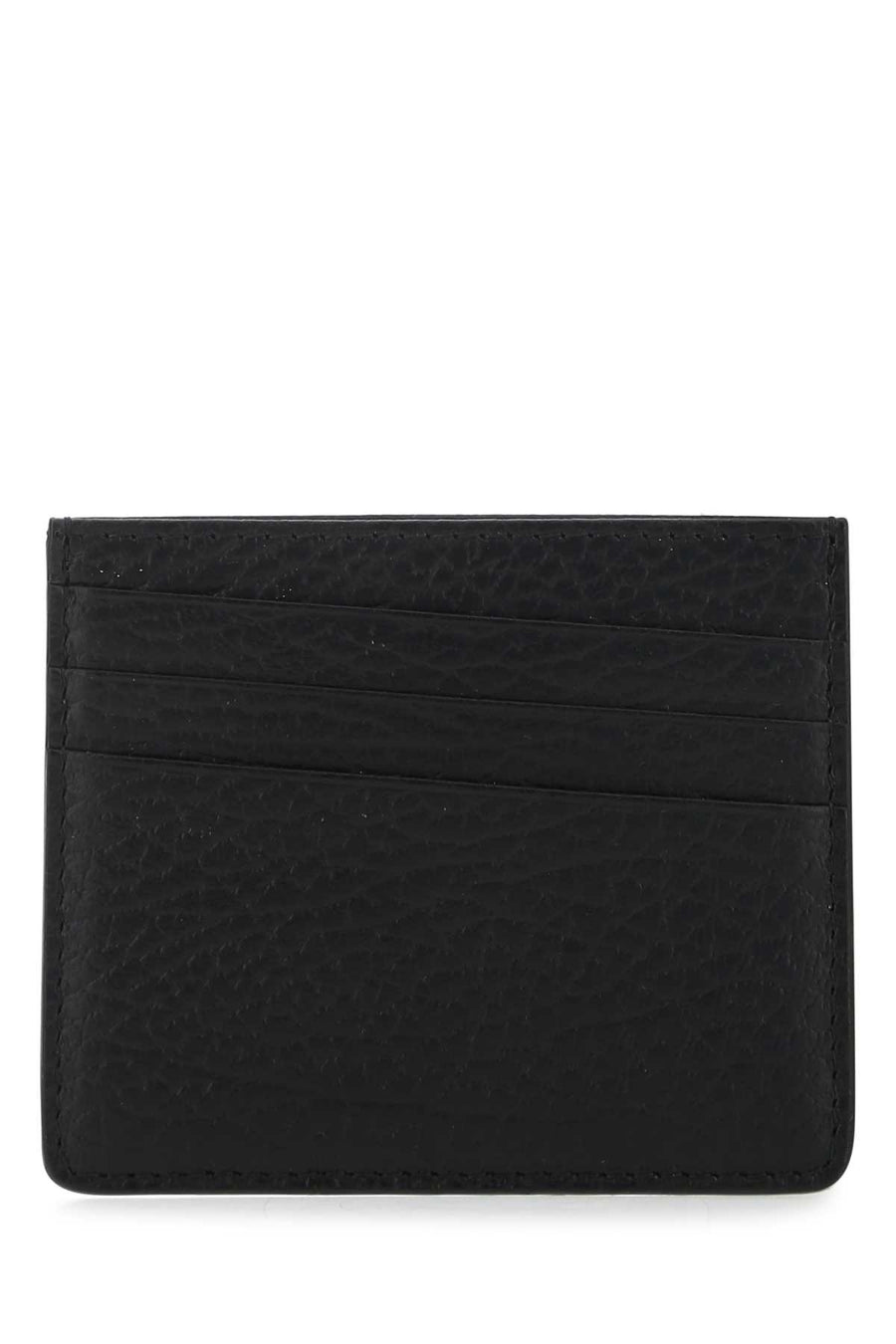 Maison Margiela Holder Exterior: 100% Bovine Leather; Interior: 100% Bovine Leather; Lining: 100% Viscose card case in black