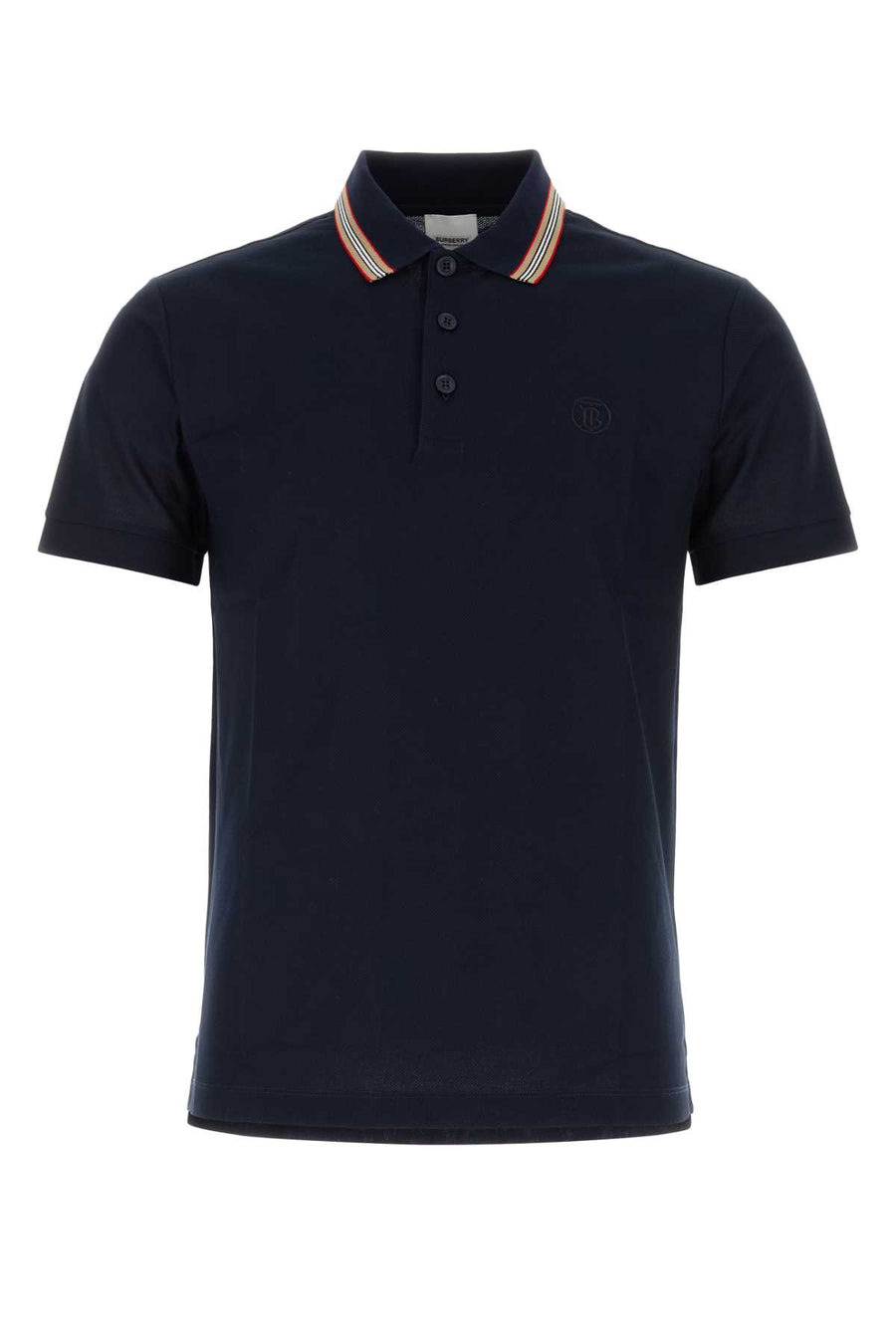Burberry 100% Cotton polo shirt in navy