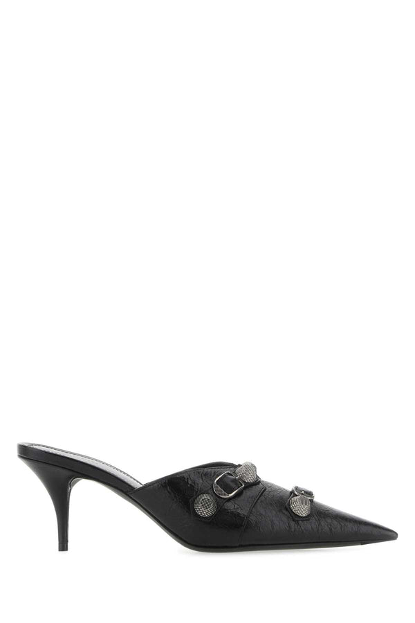 Balenciaga Exterior: 100% Lamb mule in black
