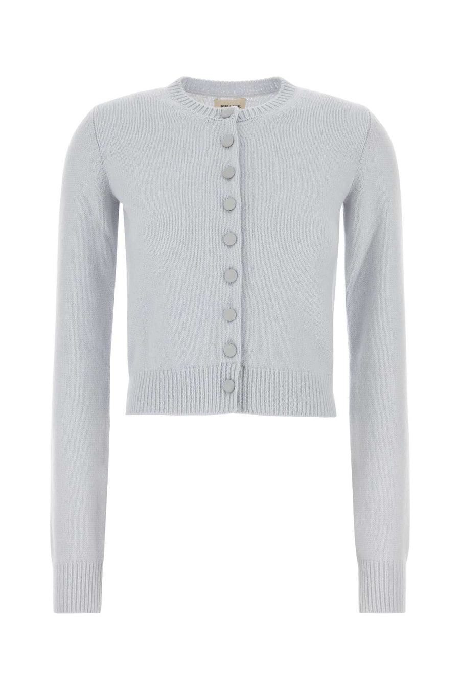 Khaite Cardigan 100% Cashmere cardigan in blue