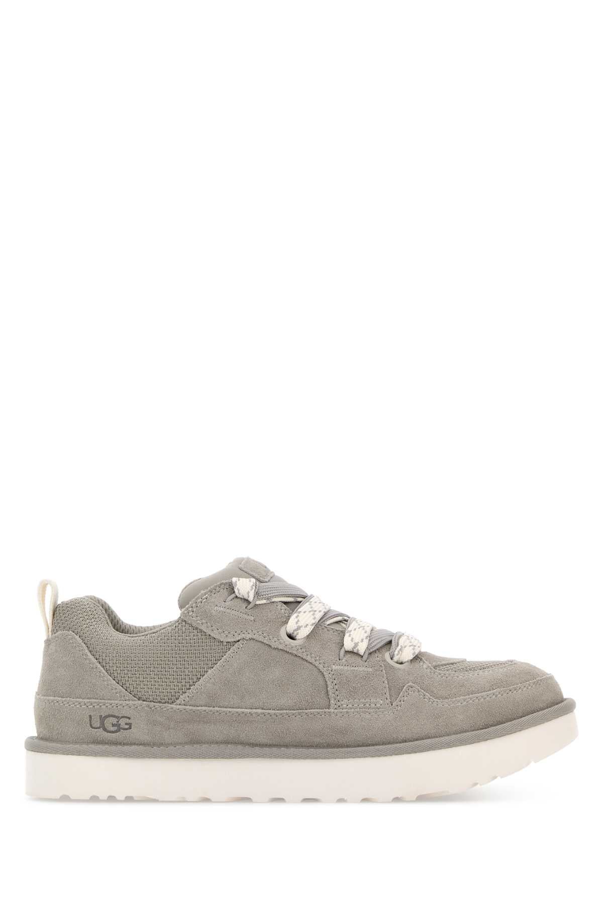 Grey Suede Lowmel Sneakers Campfire Upper Material Leather