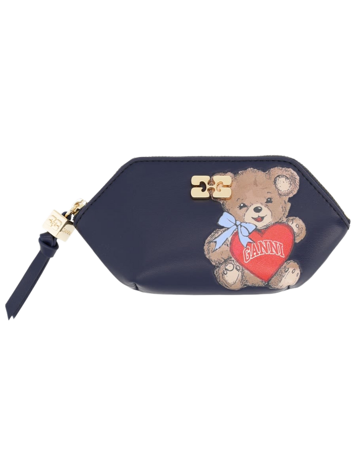 Bou Coin Purse Black Wallet