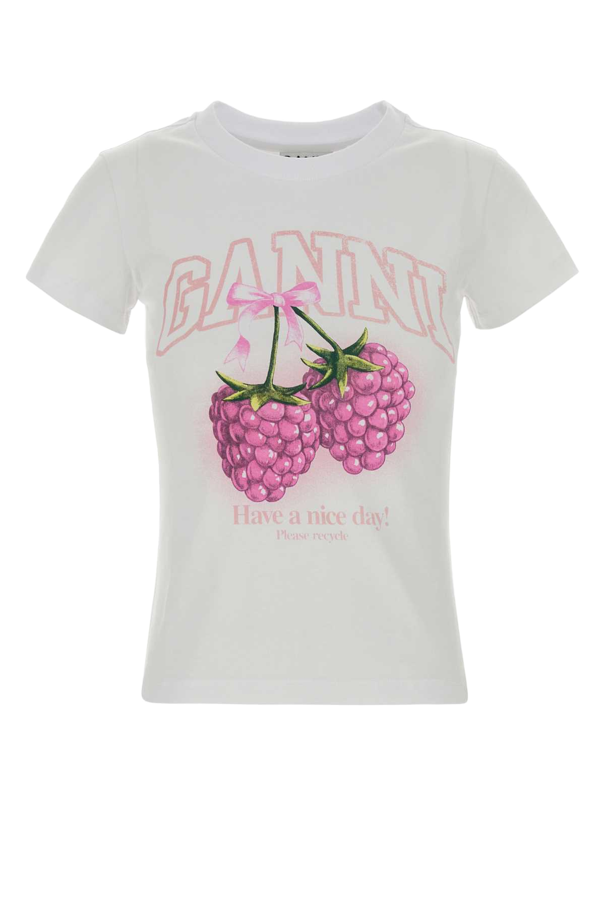 White Cotton T-Shirt Brightwhite Exterior: Organic