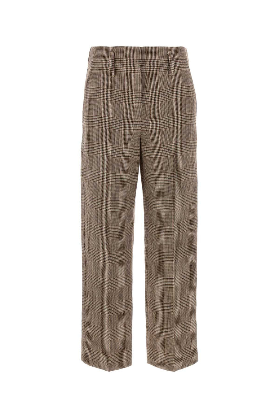 Brunello Cucinelli 100% Linen trousers in brown