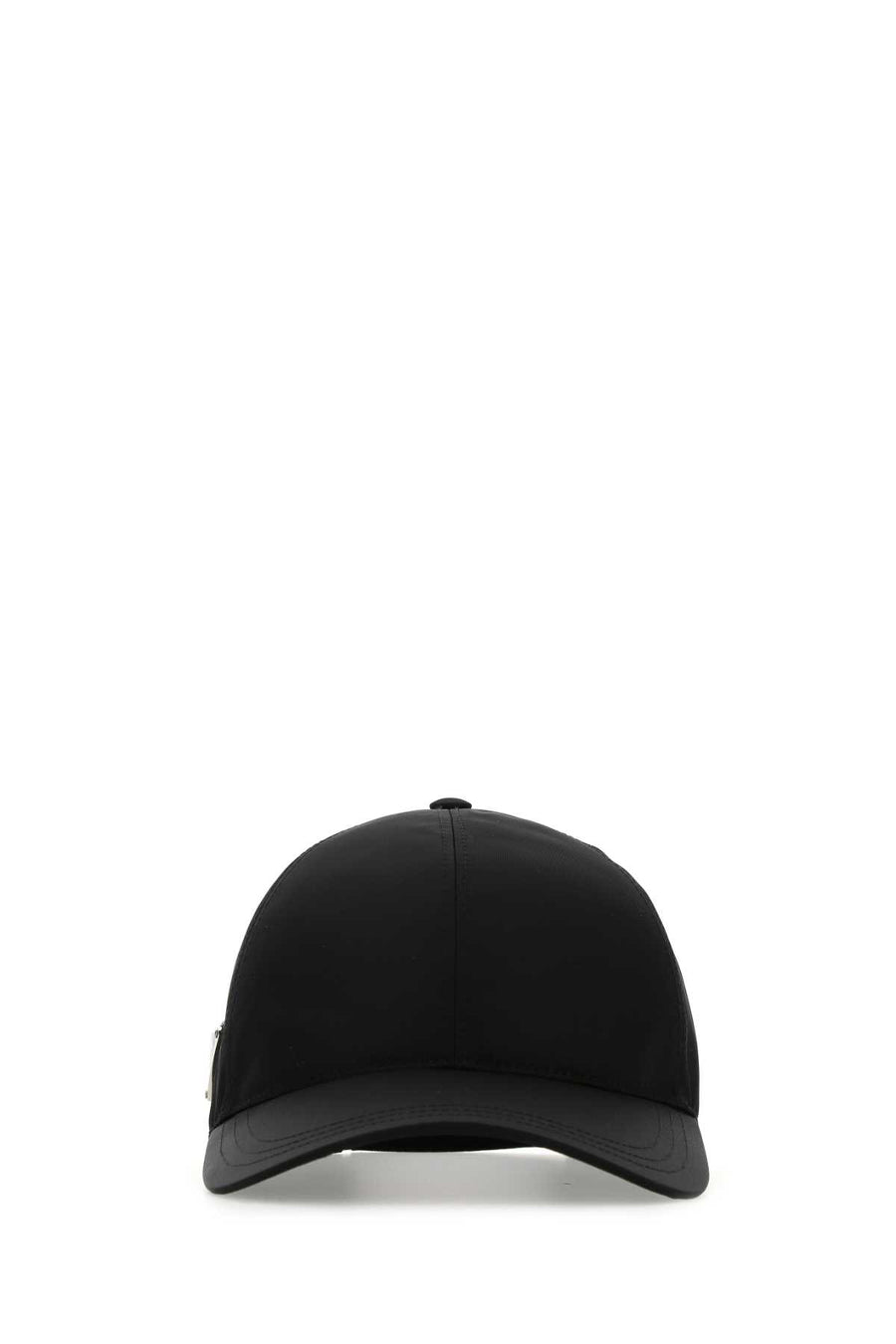 Prada CAPPELLI 100% recycled polyamide baseball cap in black