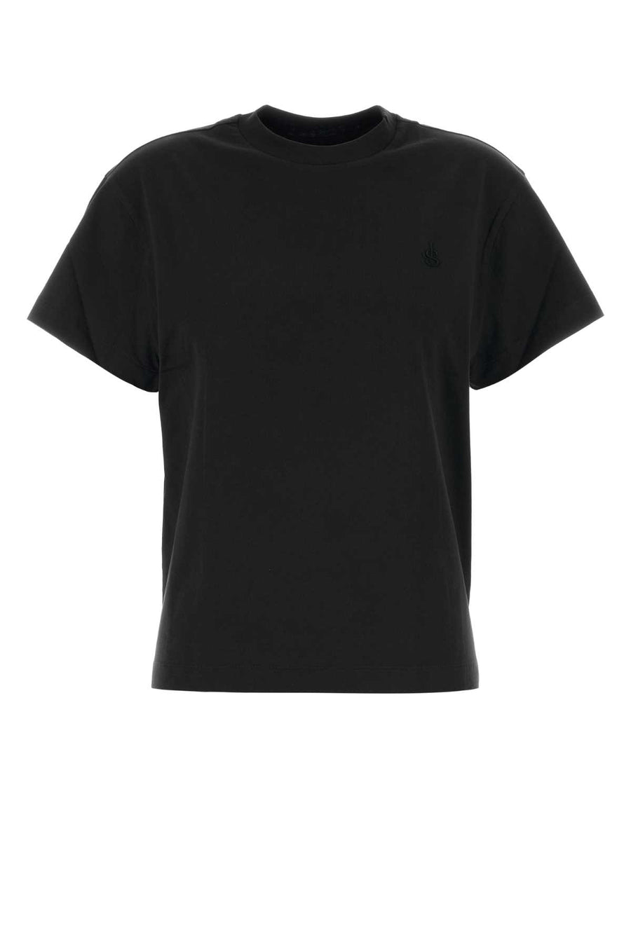 Jil Sander Exterior: 100% Cotton t-shirt in black
