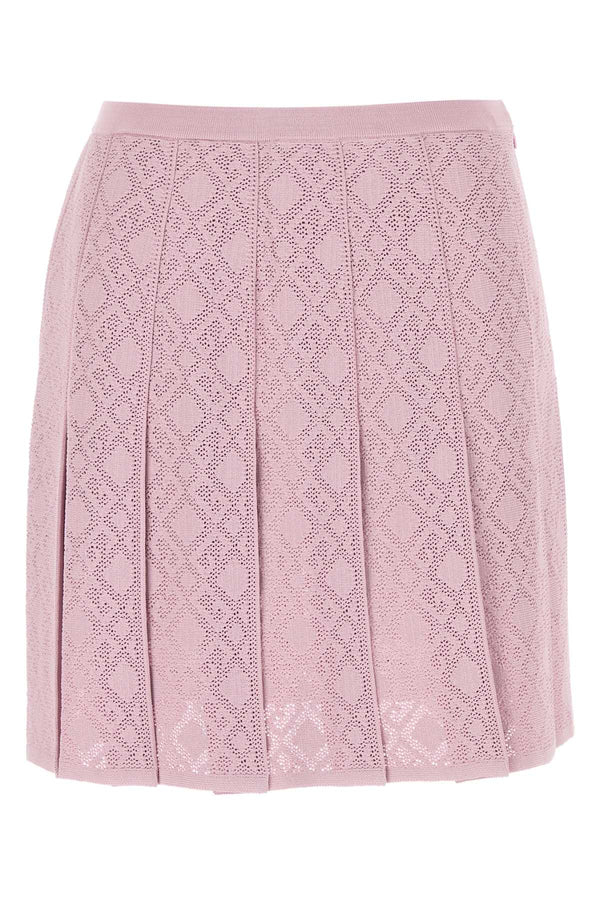 Givenchy Pleated 89% Viscose skirt in pink