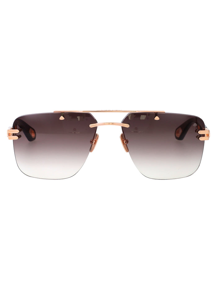 The President I Rg-Wcm-M12 Rose Gold Plated Titanium Sunglasses
