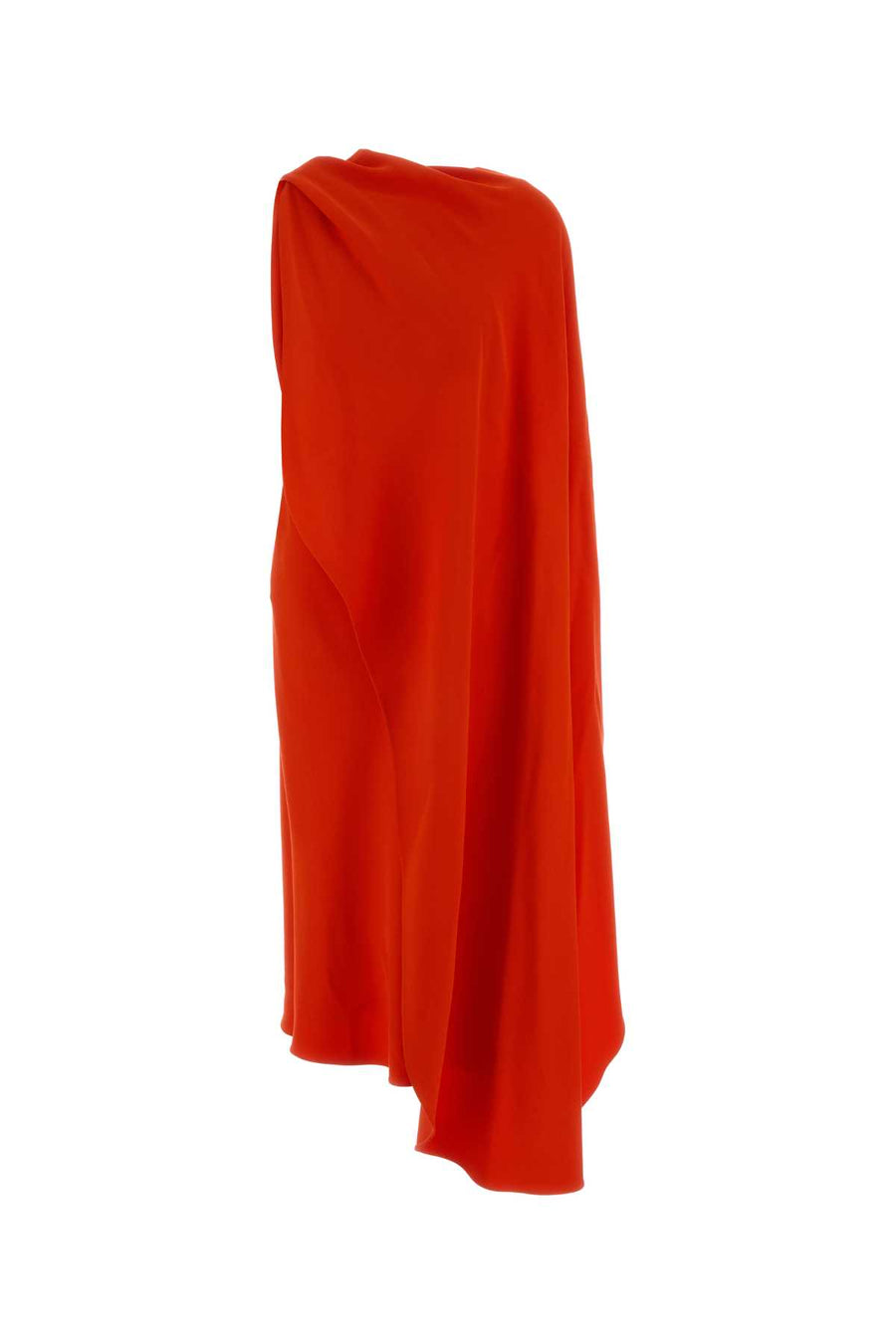 Balenciaga Exterior: 68% Silk 32% Wool; Lining: 100% Silk dress in red