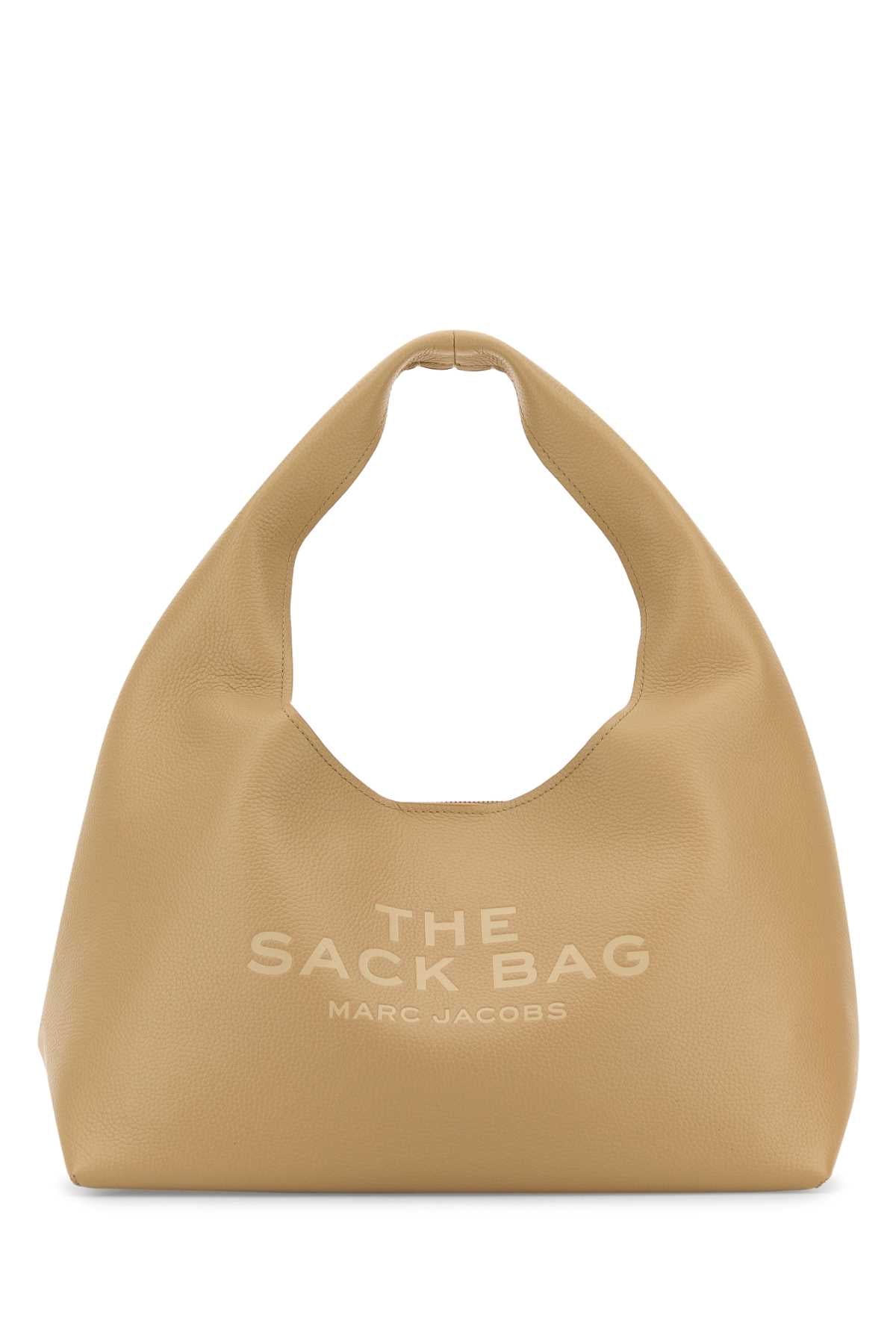 Beige Leather The Sack Bag Shopping Camel Cow Borse A Mano