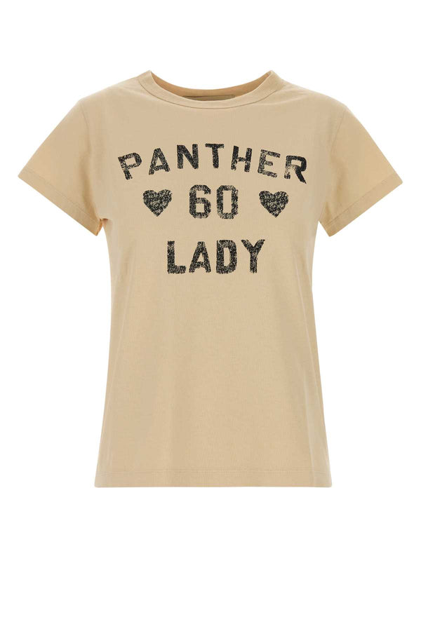Cream Cotton T-Shirt Betullanero Exterior