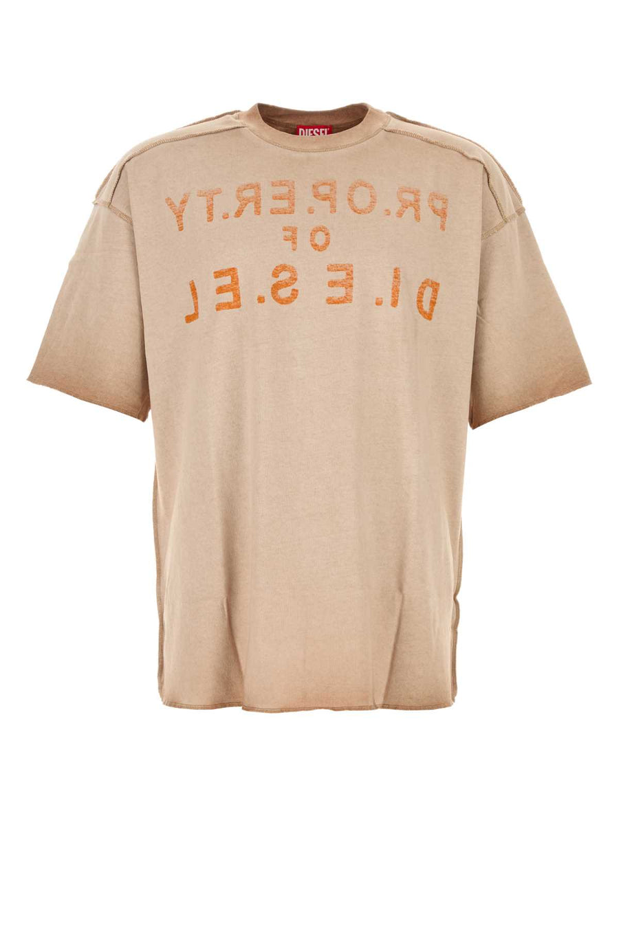 Diesel 100% Cotton t-shirt in beige