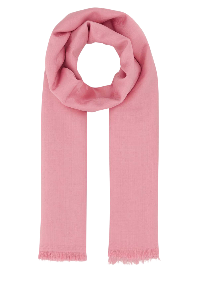 Pink Wool Blend Foulard Sl Sailor Tattoo Sciarpe E