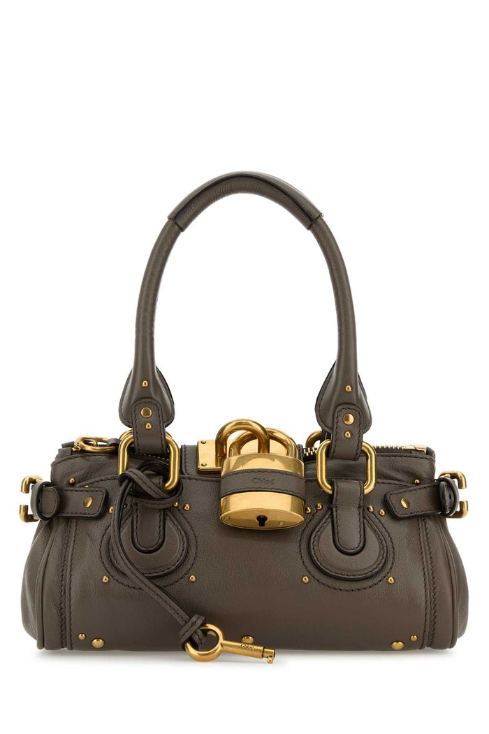 Mud Small Paddington Handbag Flannelgrey Borse A Mano