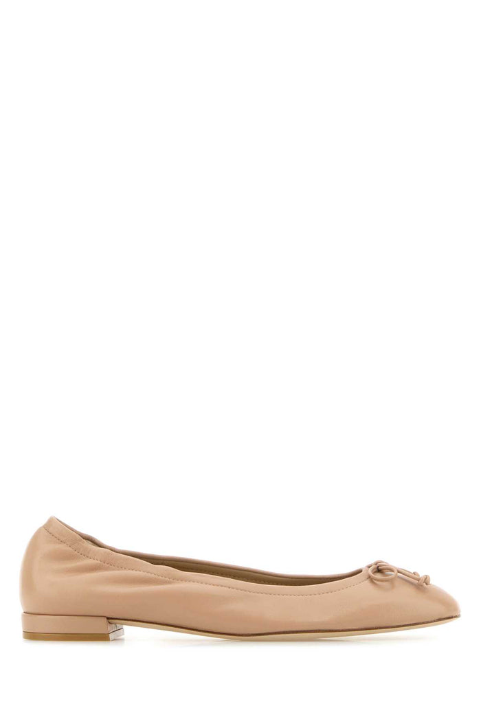 Powder Pink Leather Bria Ballerinas Adobe Ballerine
