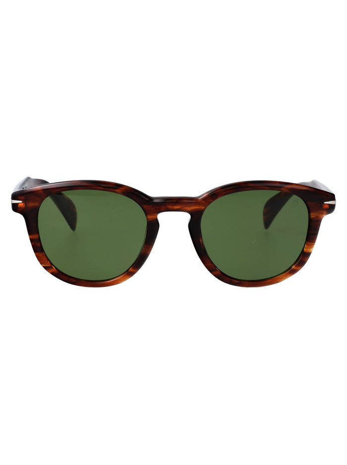 Db 1198-S Brown Horn Acetate Sunglasses