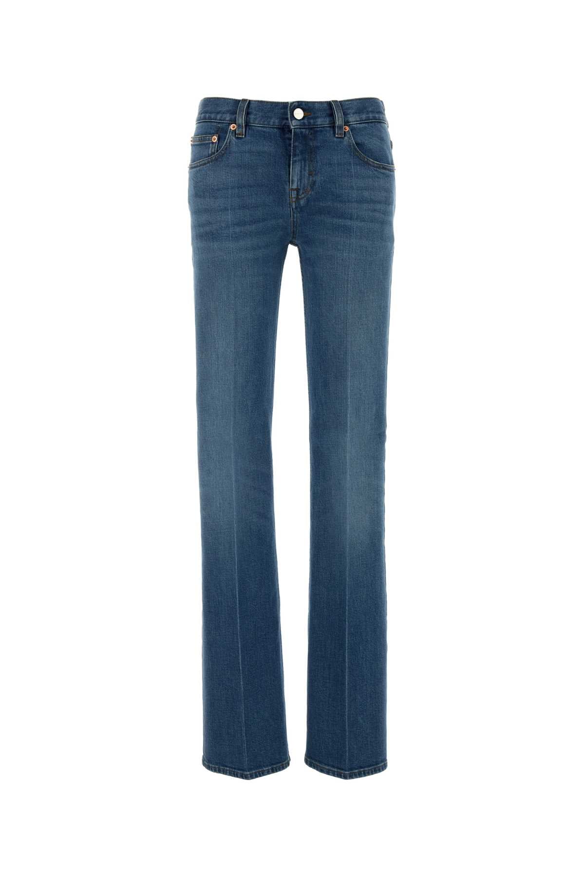 Blue Fabric Jean
