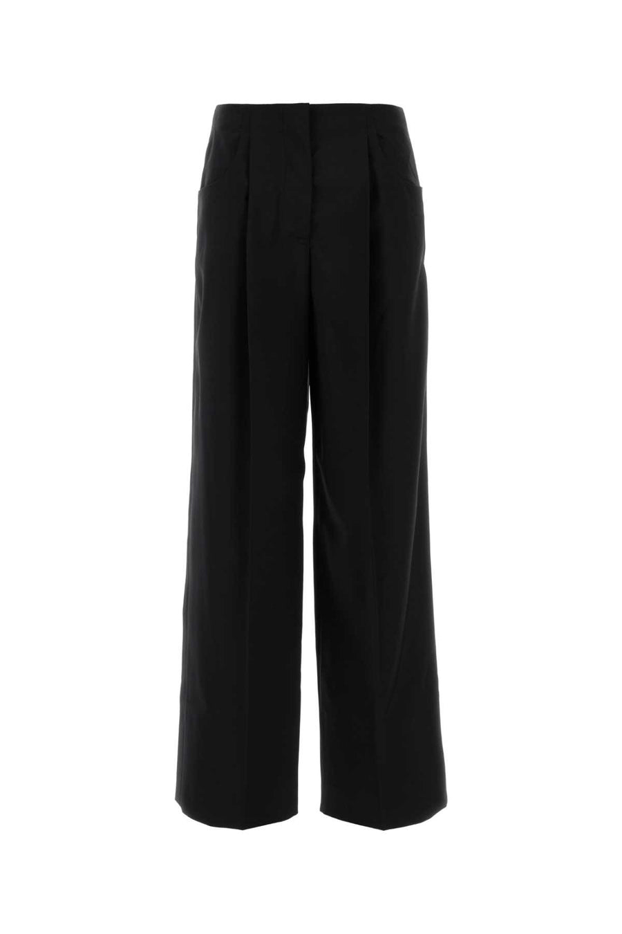 Fendi Wool 75% Wool trousers in black