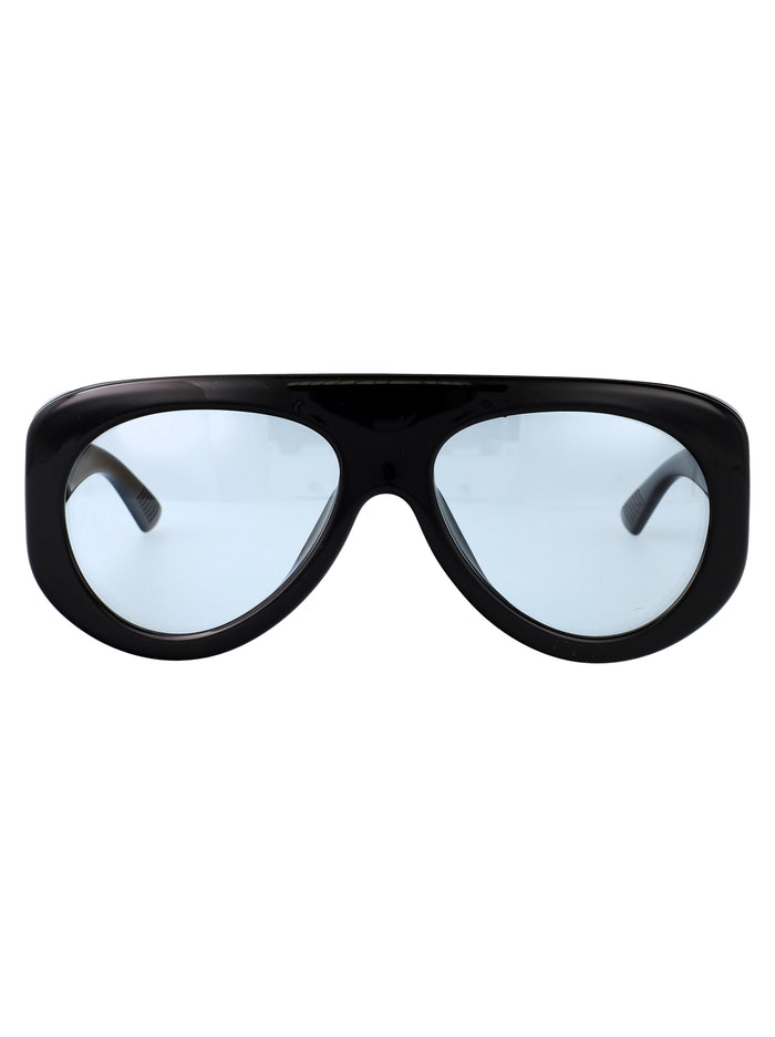 Bv1362s Black-black-light Blue Injected Sunglasses