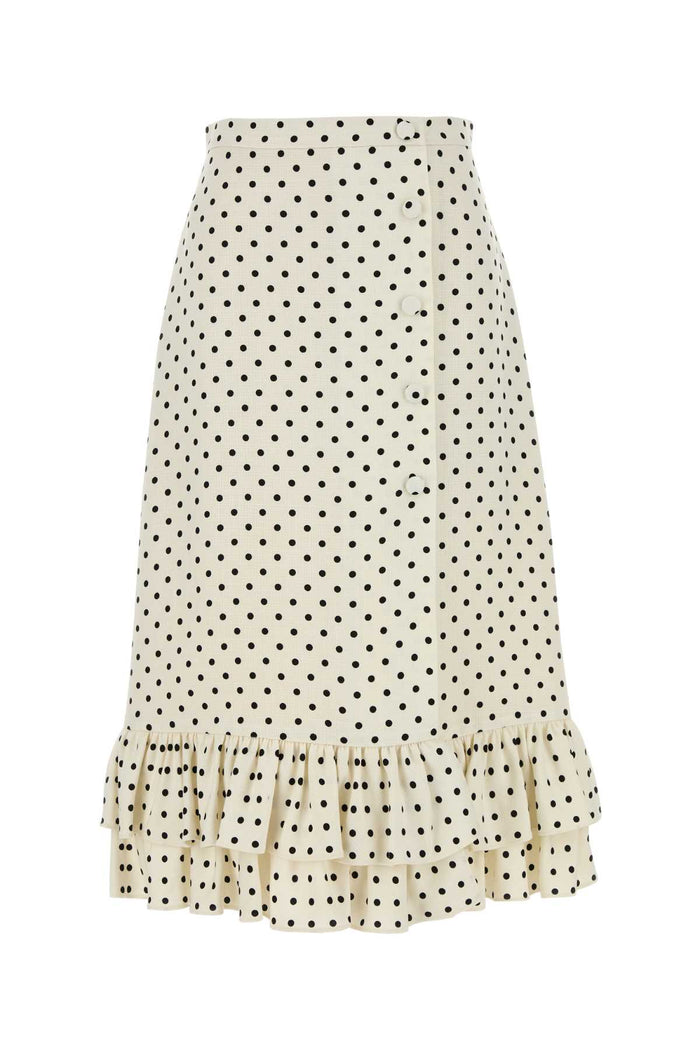 Printed Viscose Skirt Betullanero Gonne