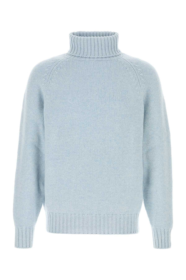 Umit Benan 100% Cashmere sweater in blue
