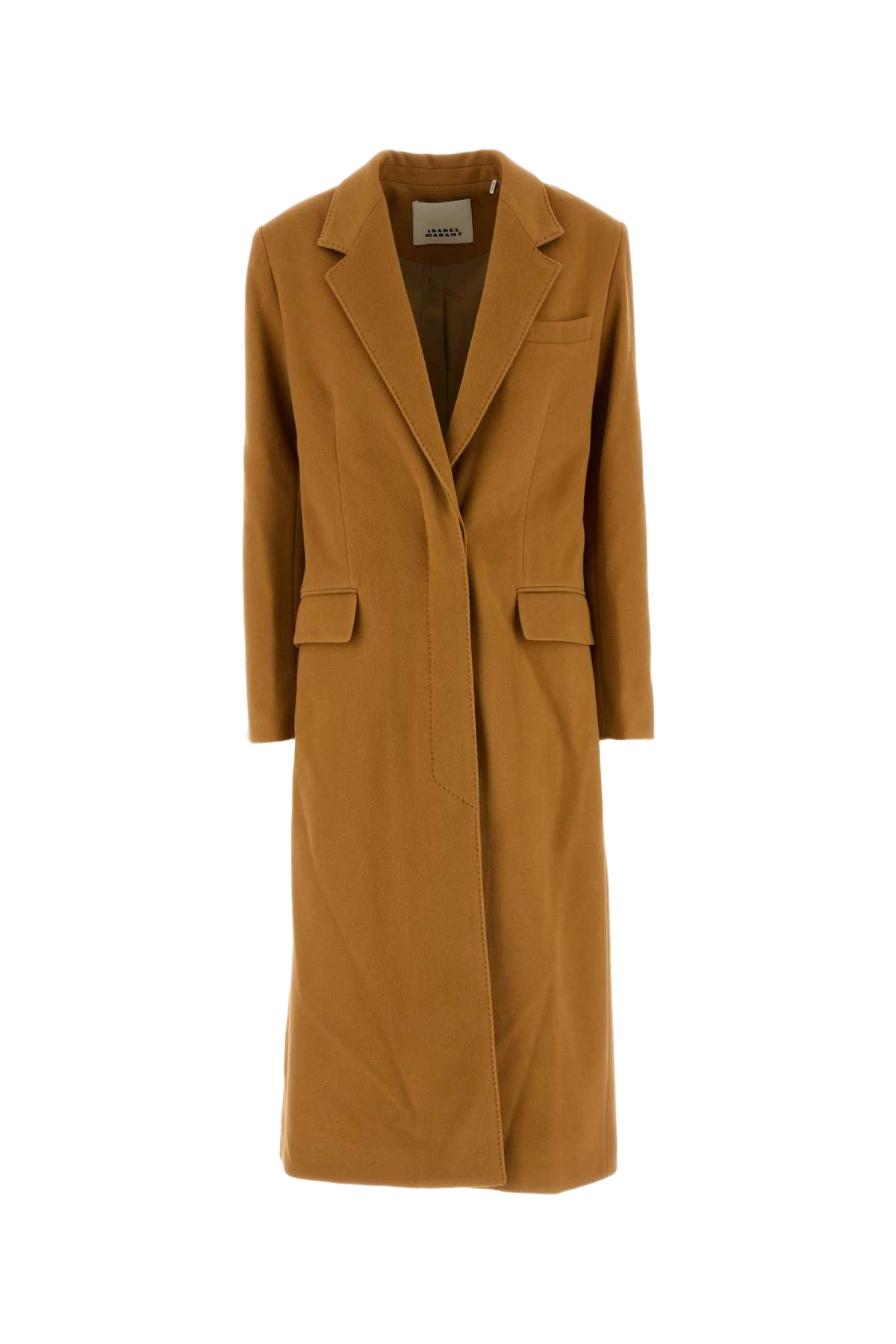 Copper Wool Blend Ellenita Coat Camel Cappotti