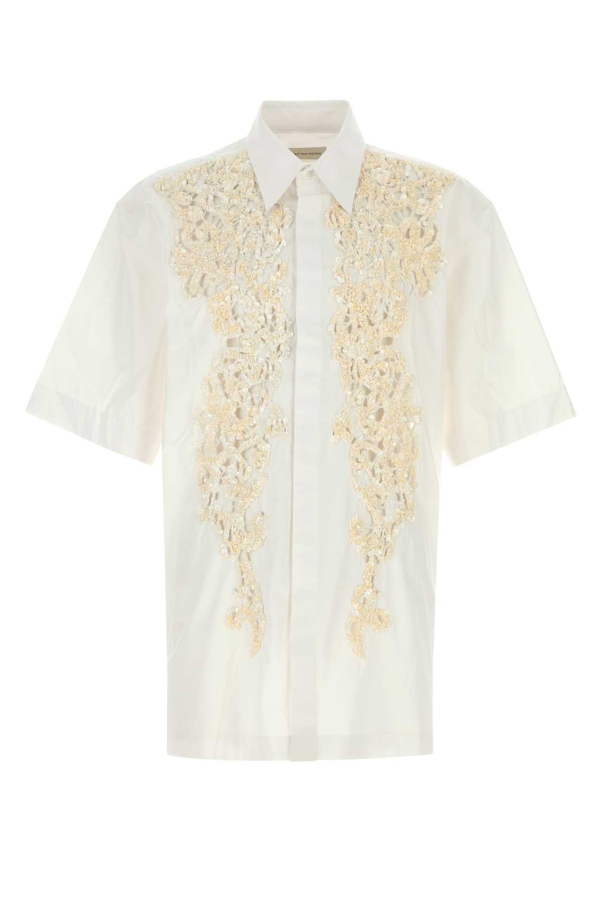 White Poplin Cassidye Shirt Exterior: Cotton Camicie