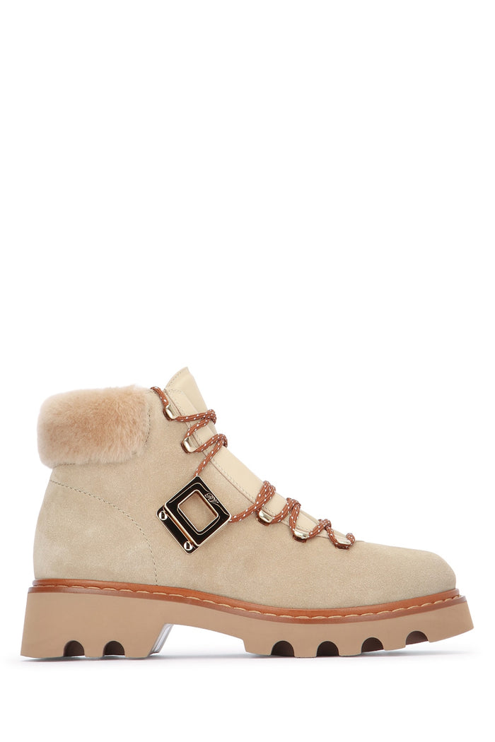 Stivali Beigescuronaturalekeniascuro Leather / Sole: Rubber